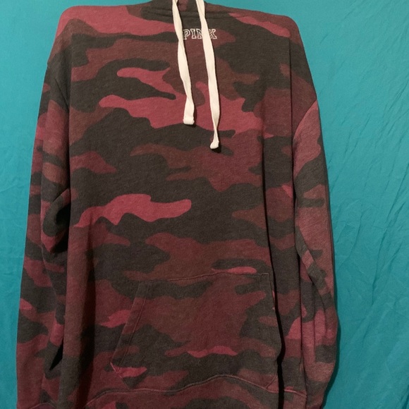 PINK Victoria's Secret Tops - Camo bling vs pink hoodie